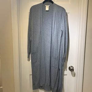 Open front knit cardigan